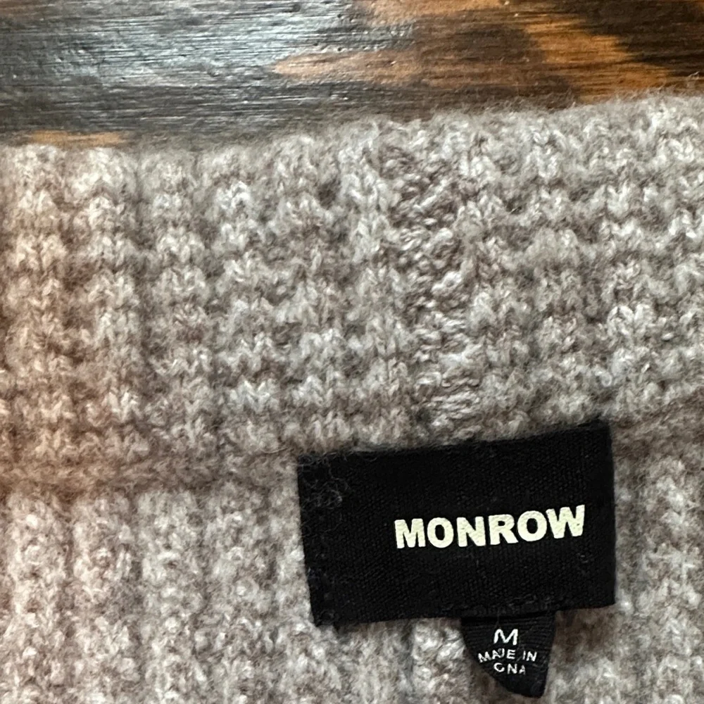 Monrow Cozy Knit Bottoms in Beige NWOT